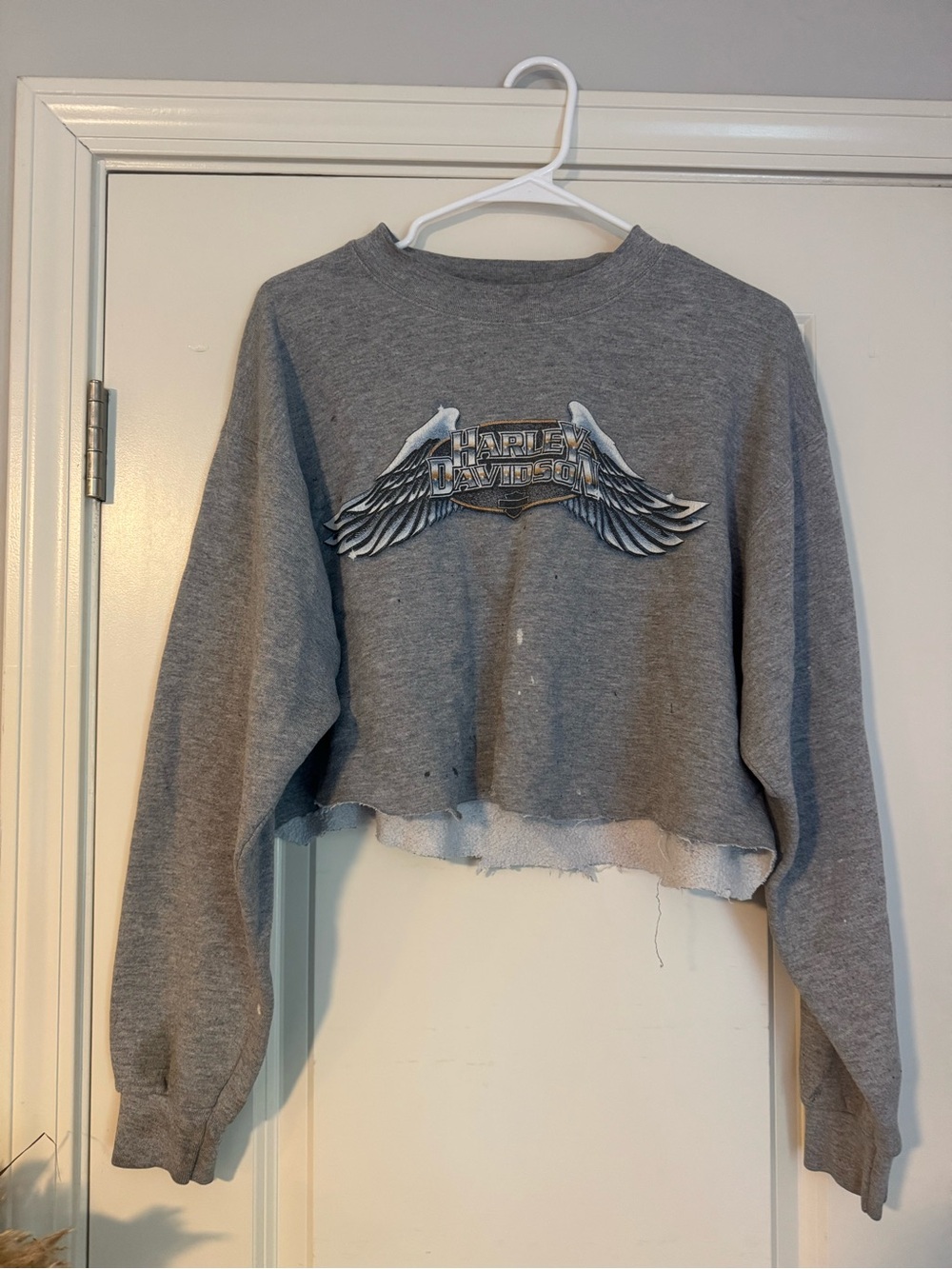 Harley-Davidson Vintage Cropped Sweatshirt!